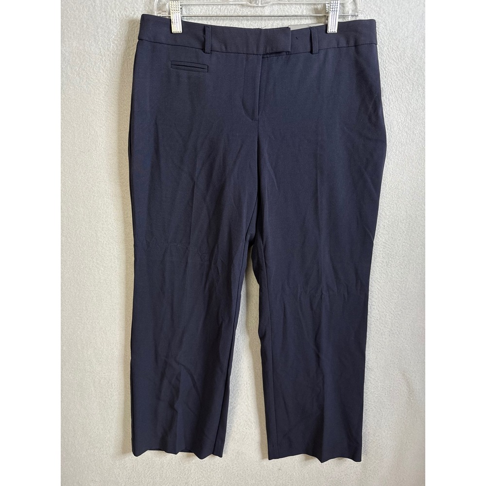 JM Collection Pants Women's Size 10 Petite Modern Fit‎ Navy Blue Career NWT